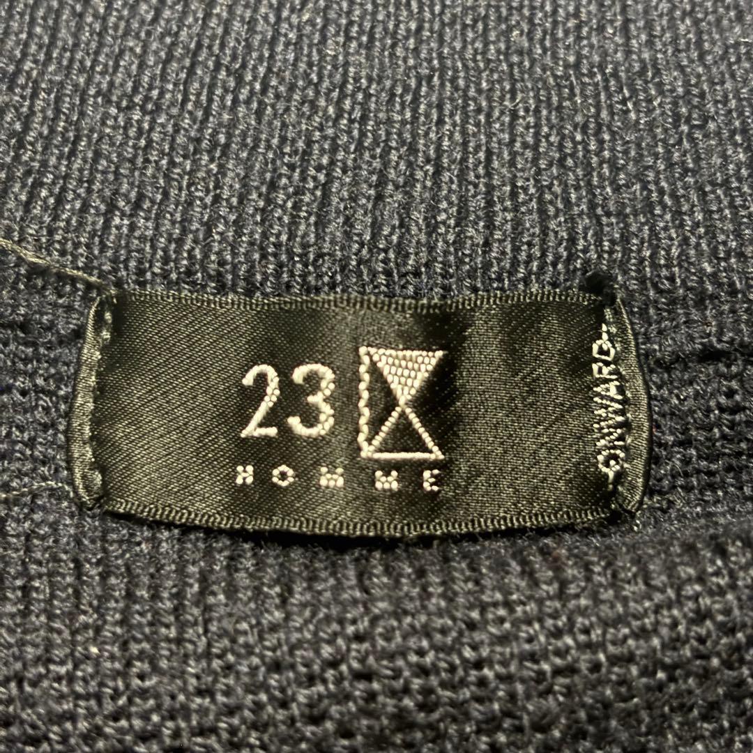 23区 HOMME ハーフジップ ウール100%ニット サイズ46 オンワード — image 4