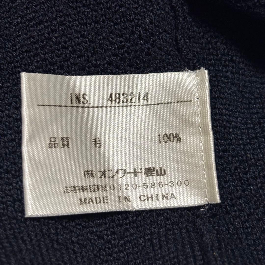 23区 HOMME ハーフジップ ウール100%ニット サイズ46 オンワード — image 5