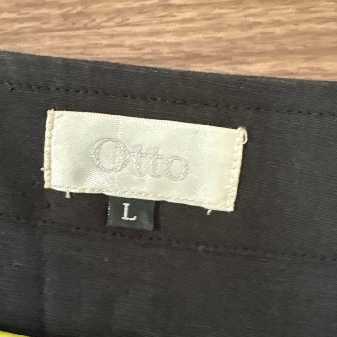 Otto 五分袖 花柄刺繍 トップス ブラック L — image 2