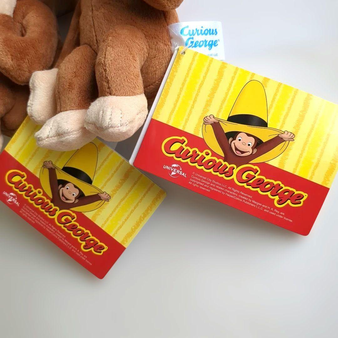 Curious George ぬいぐるみ 2体セット — image 2