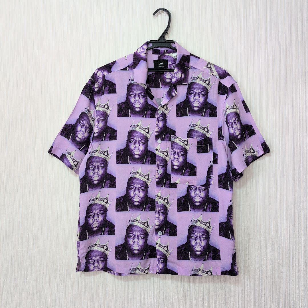 H&M The Notorious B.I.G ビギーレーヨンシャツ(半袖)　S — image 2