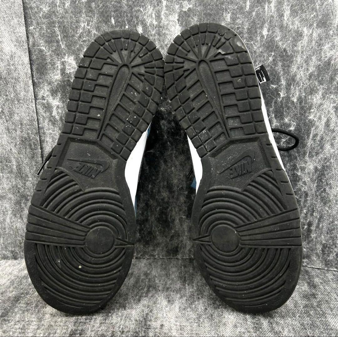 NIKE DUNK LOW スニーカー　カスタム　28cm ホワイト　ブルー — image 5