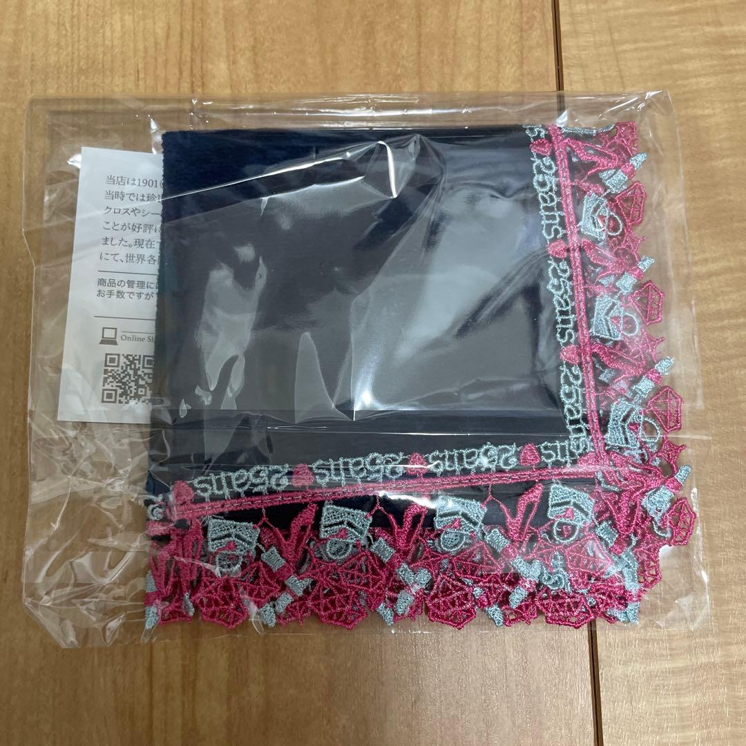 [新品未開封]近沢レース　25ans ヴァンサンカン　タオルハンカチ　ネイビー — image 2