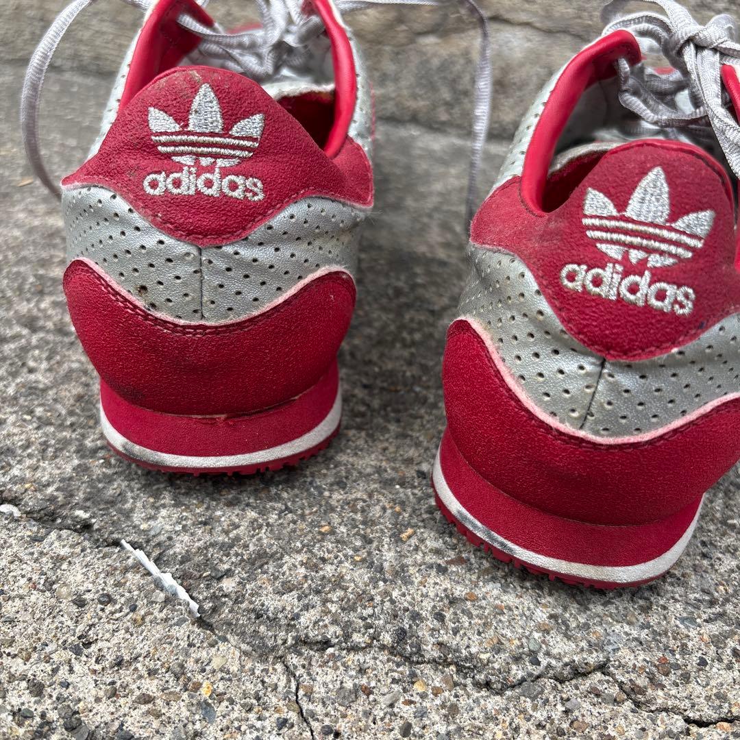 adidas スニーカー シルバー レッド 27cm — image 4