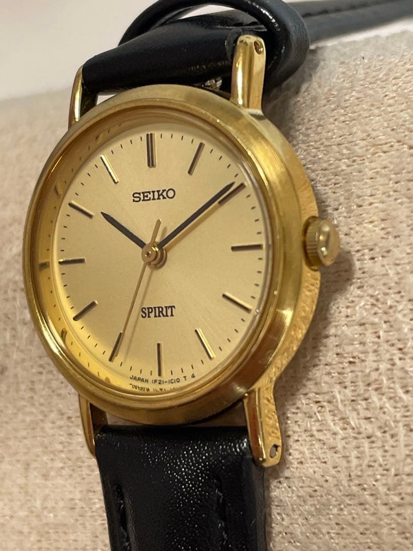 SEIKO セイコー スピリット 1F21-0H70 クォーツ ゴールド系　稼働 — image 2