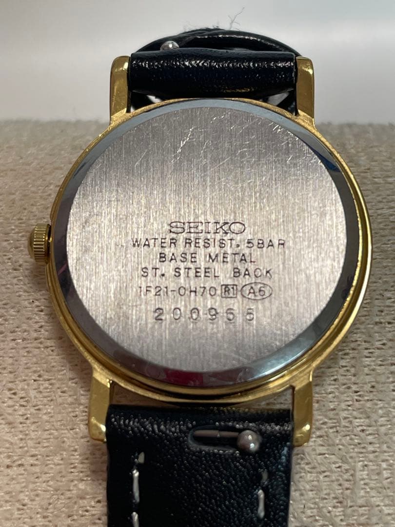 SEIKO セイコー スピリット 1F21-0H70 クォーツ ゴールド系　稼働 — image 5