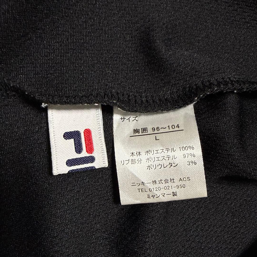 FILA ポロシャツ ブラック メンズ　Lサイズ — image 4