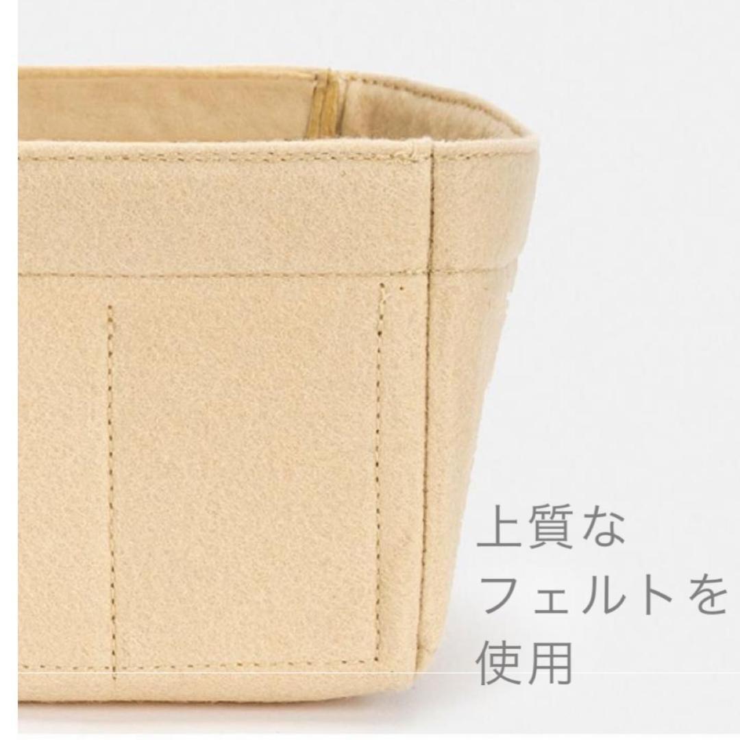 【Gray】インナーバッグ ピコタン MM/22対応 収納 バッグインバッグ — image 3