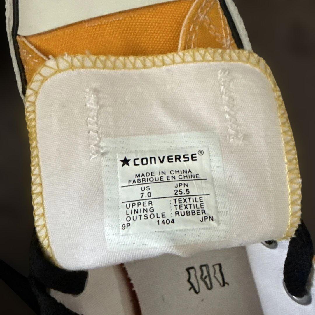 CONVERSE オールスター Ortholite 黄色 ローカット 箱無し — image 2
