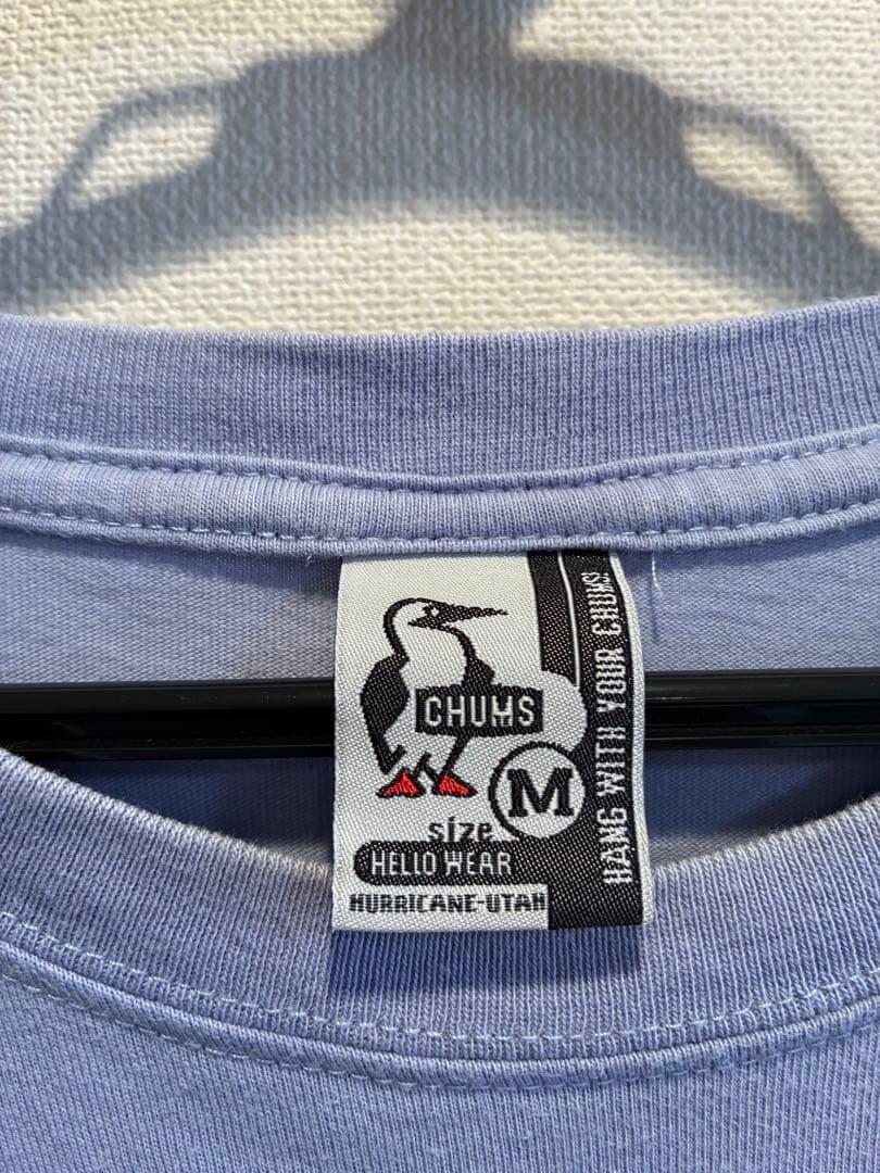 CHUMS Tシャツ ライトブルー Mサイズ — image 3
