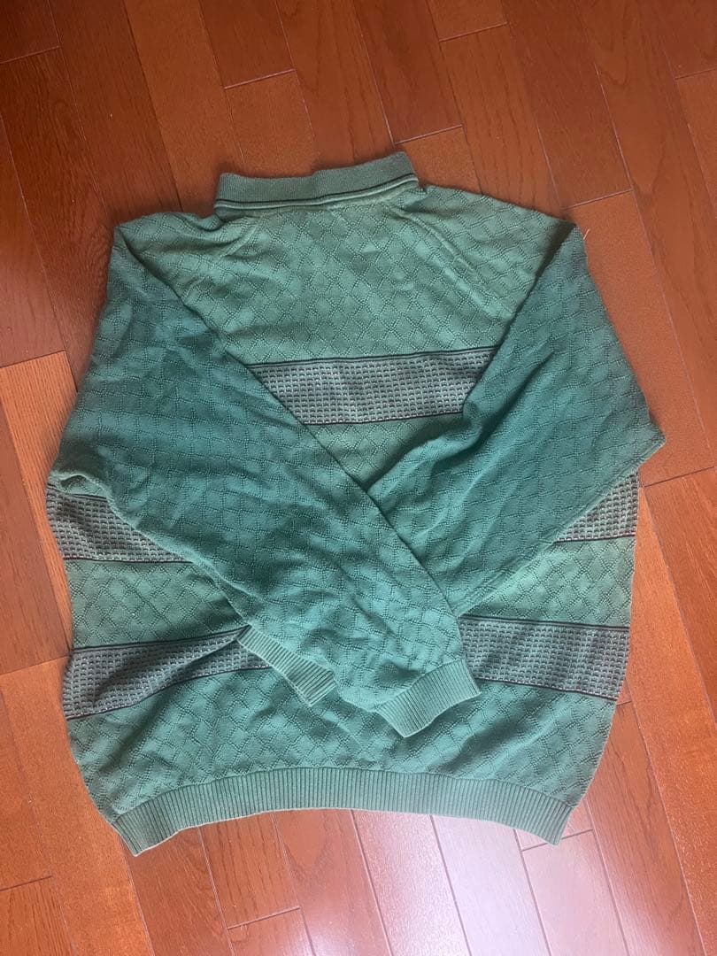 supreme knit stripe l/s polo 21fw — image 3