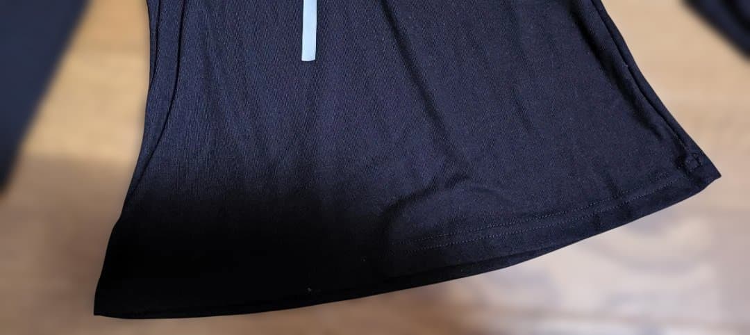 フリル襟 長袖カットソー ネイビー S　美品 — image 5