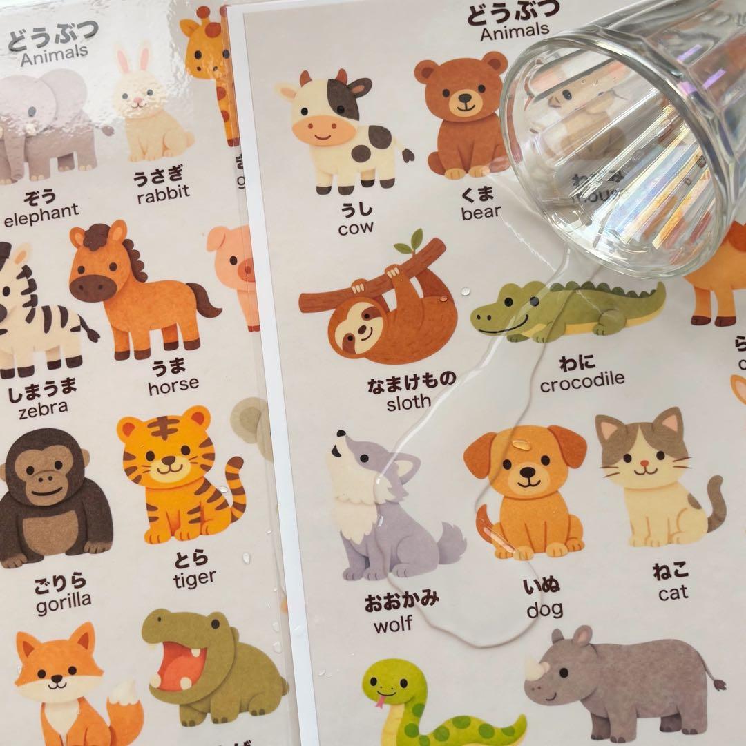 【A4+2L 2枚セット】野菜　おうちで自然に覚える知育ポスター　日本語＋英語 — image 5