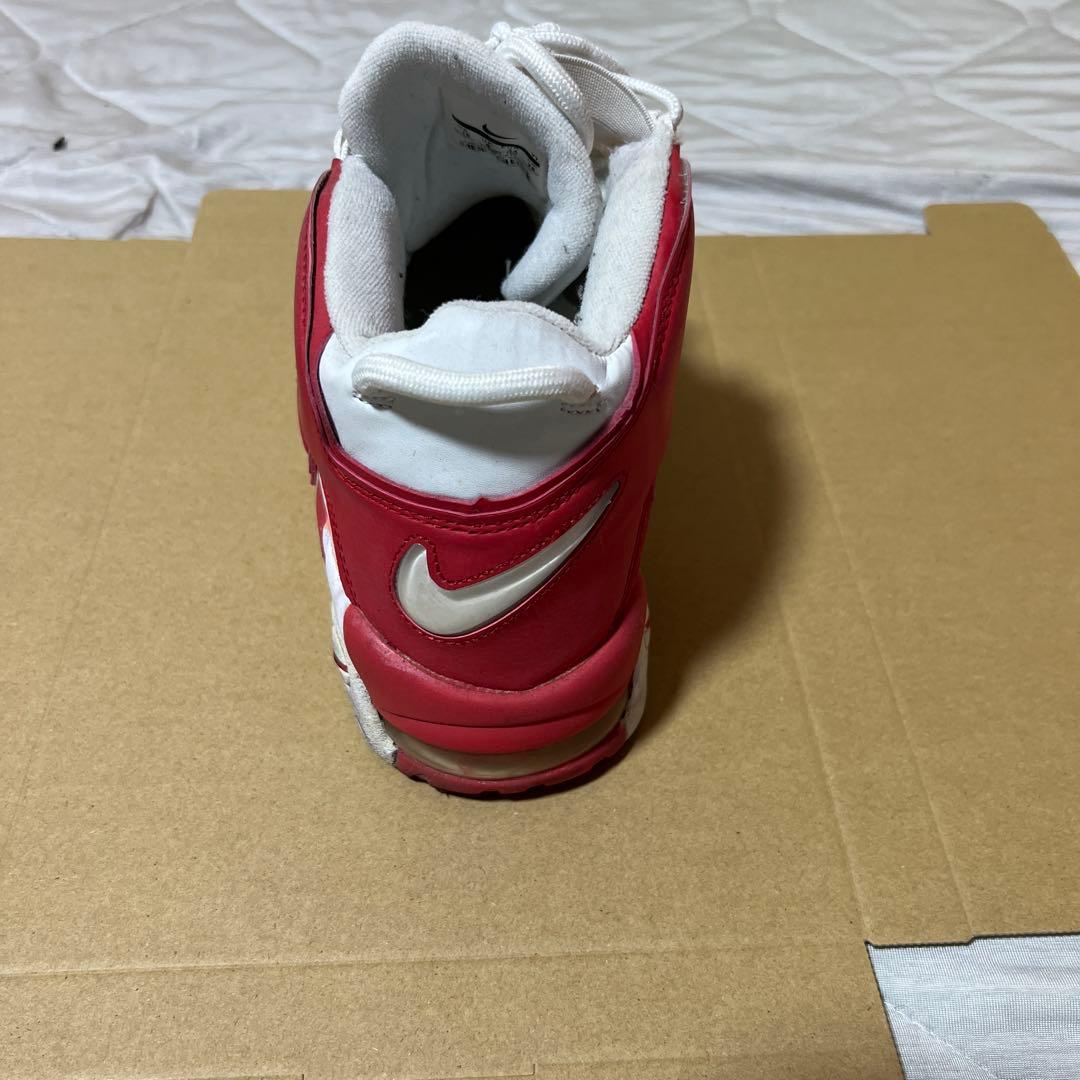 NIKE Air More Uptempo ホワイト レッド — image 5