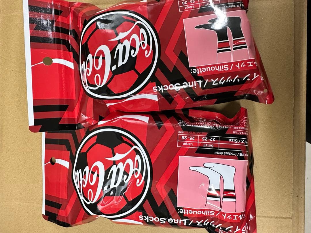 ラインソックス　コカコーラ　ファミマ　22-25cm 男女兼用　ソックス　靴下 — image 2