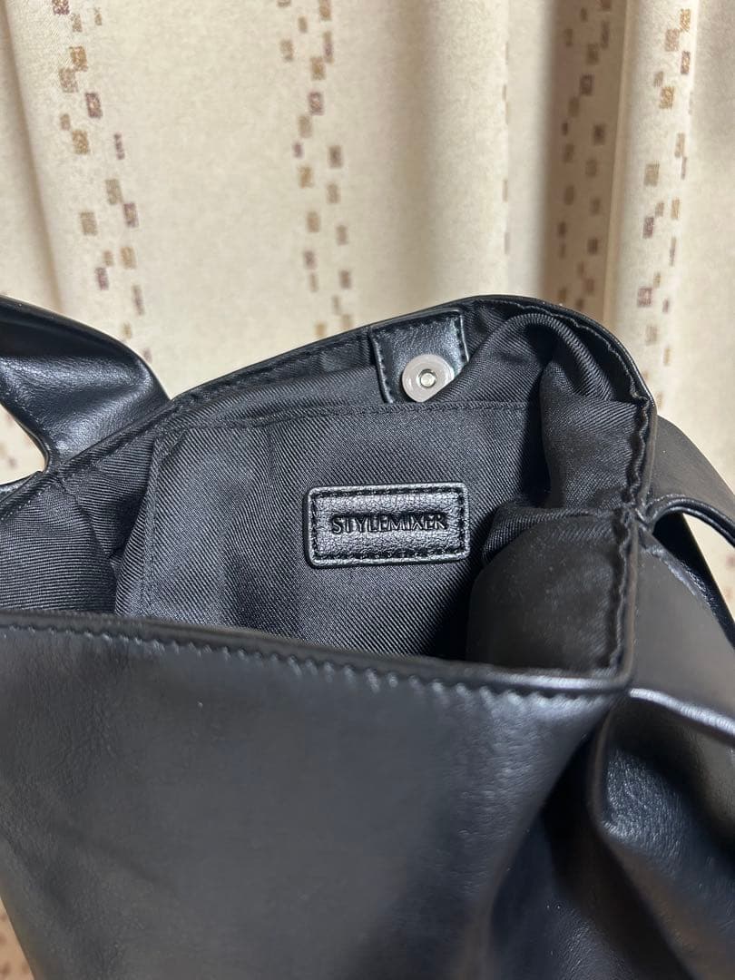 STYLEMIXER ノットハンドルバッグ ブラック — image 2