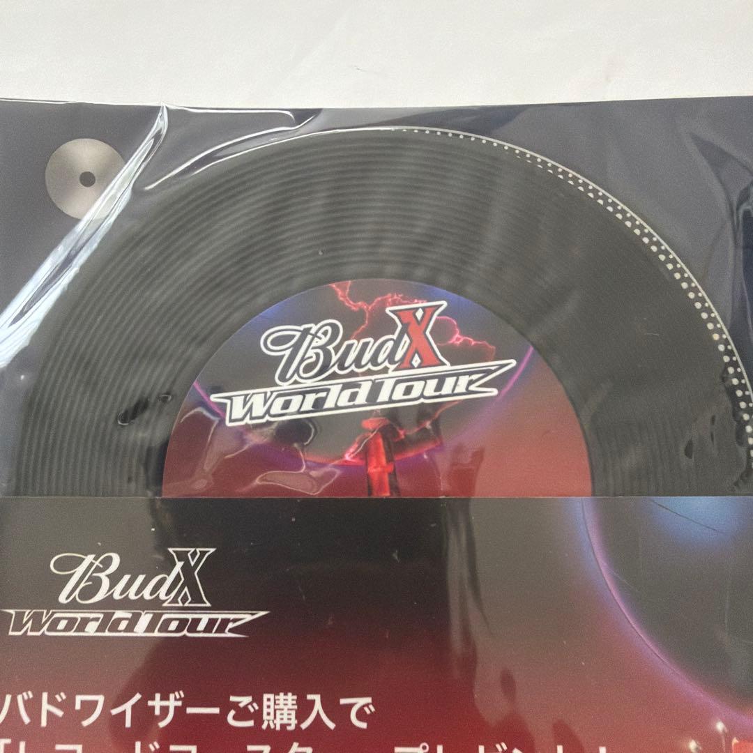 ⭐️新品・未使用⭐️ バドワイザーレコード型ラバーコースター　限定非売品 — image 3