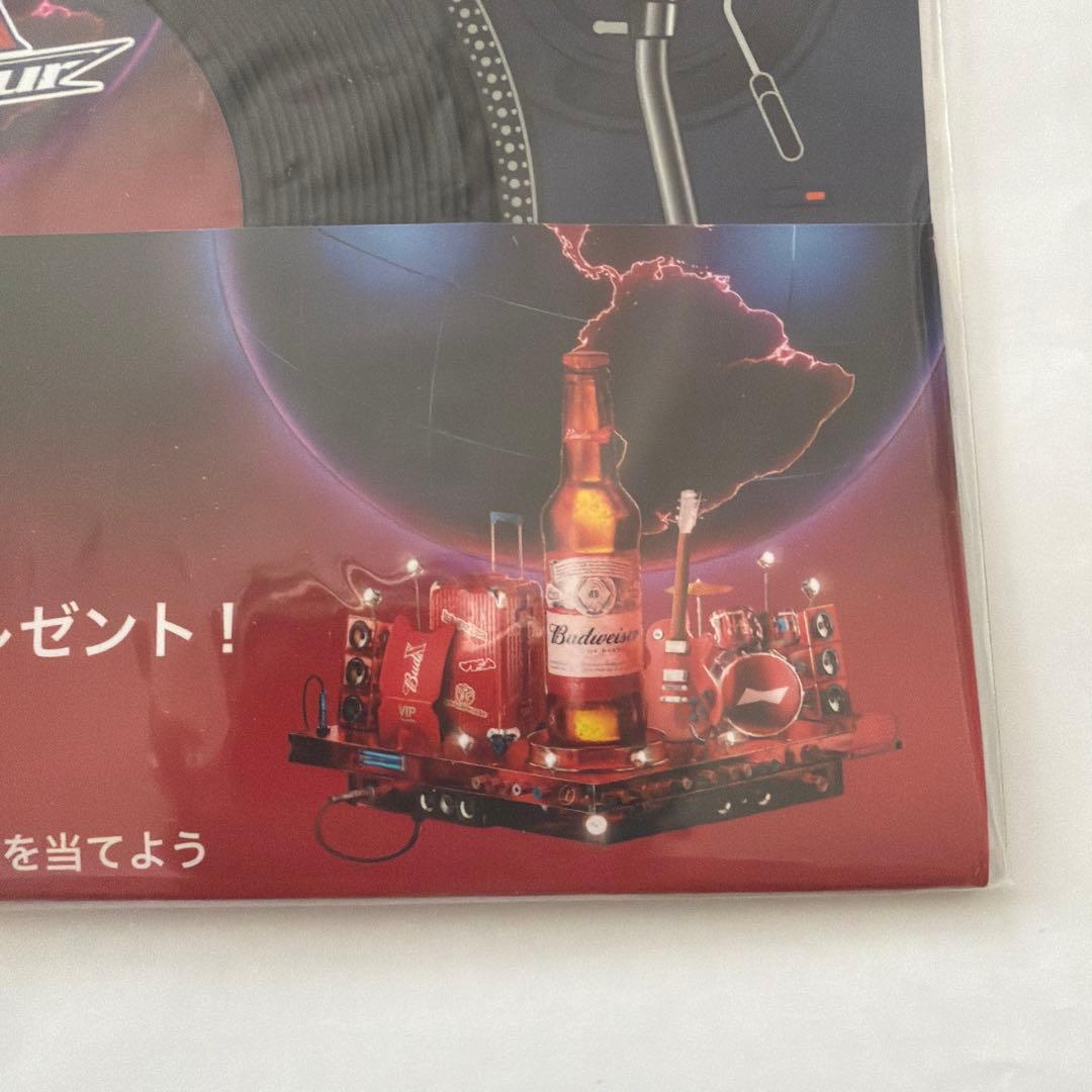 ⭐️新品・未使用⭐️ バドワイザーレコード型ラバーコースター　限定非売品 — image 5