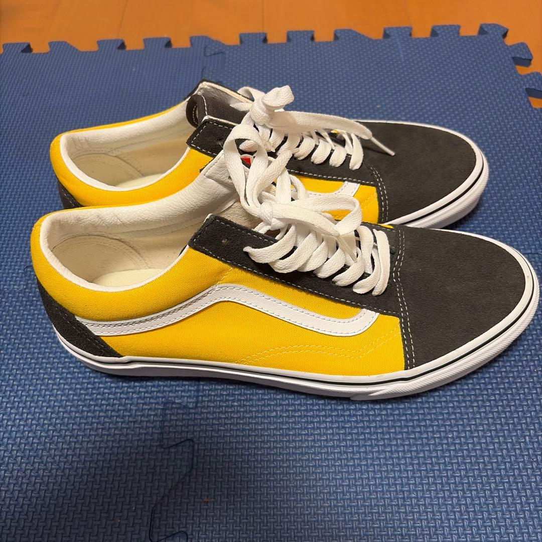VANS Old Skool イエロー グレー スニーカー — image 3