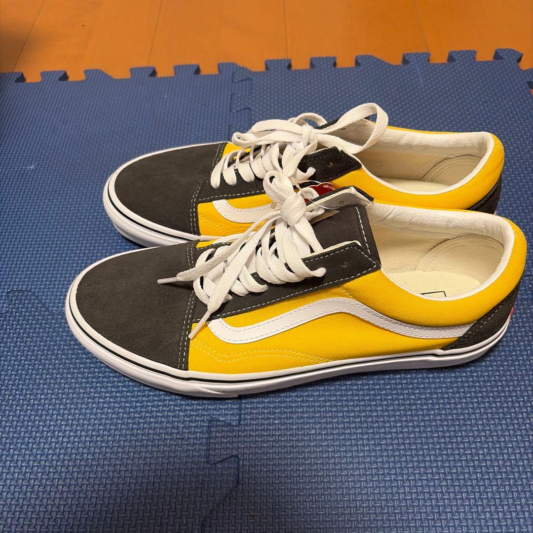 VANS Old Skool イエロー グレー スニーカー — image 4