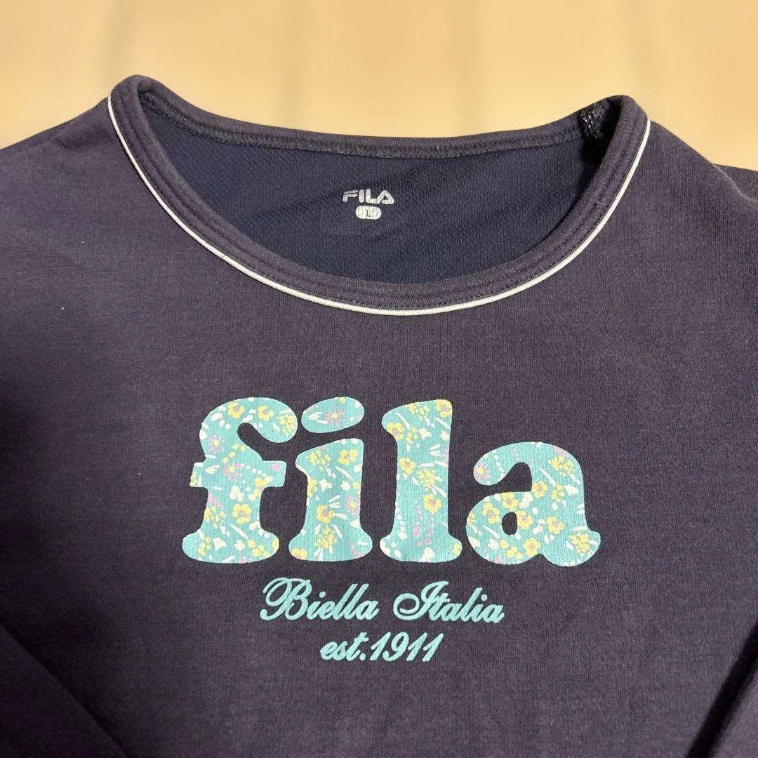 FILA 長袖カットソー ネイビー Lサイズ — image 2