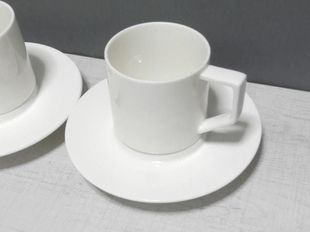 たぶん未使用　Adam＆Eve　ペア　カップ＆ソーサー　たち吉　小さめ — image 2