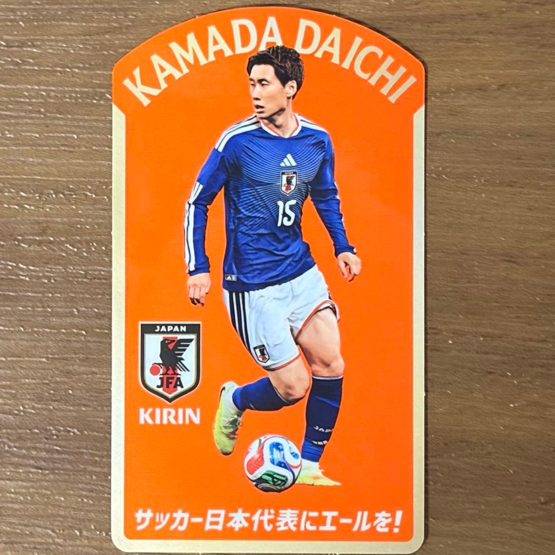 【即日発送】キリングッドエール サッカー 日本代表　鎌田大地　ステッカー1枚 — image 2