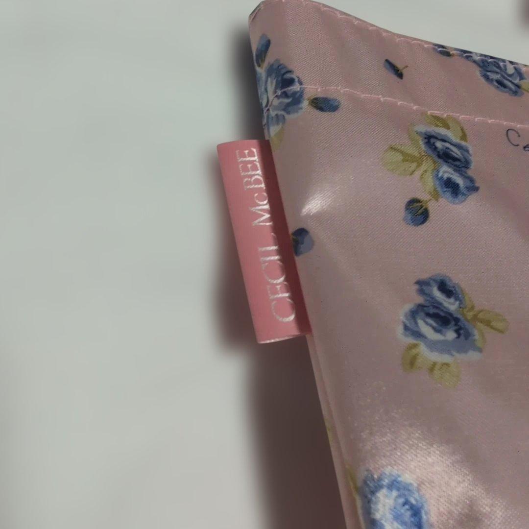 雑誌付録 CECIL Mc BEE ピンク 薔薇柄 トートバッグ エコバッグ — image 2