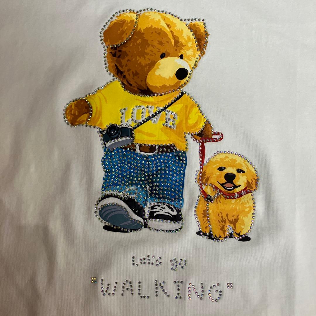 Creald クマさんプリント Tシャツ ホワイト — image 2