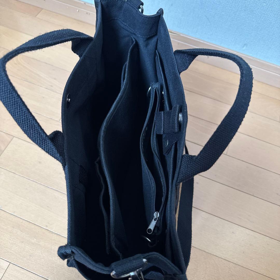 出島鞄　車通勤専用設計トートバッグ ブラック ピットート — image 3