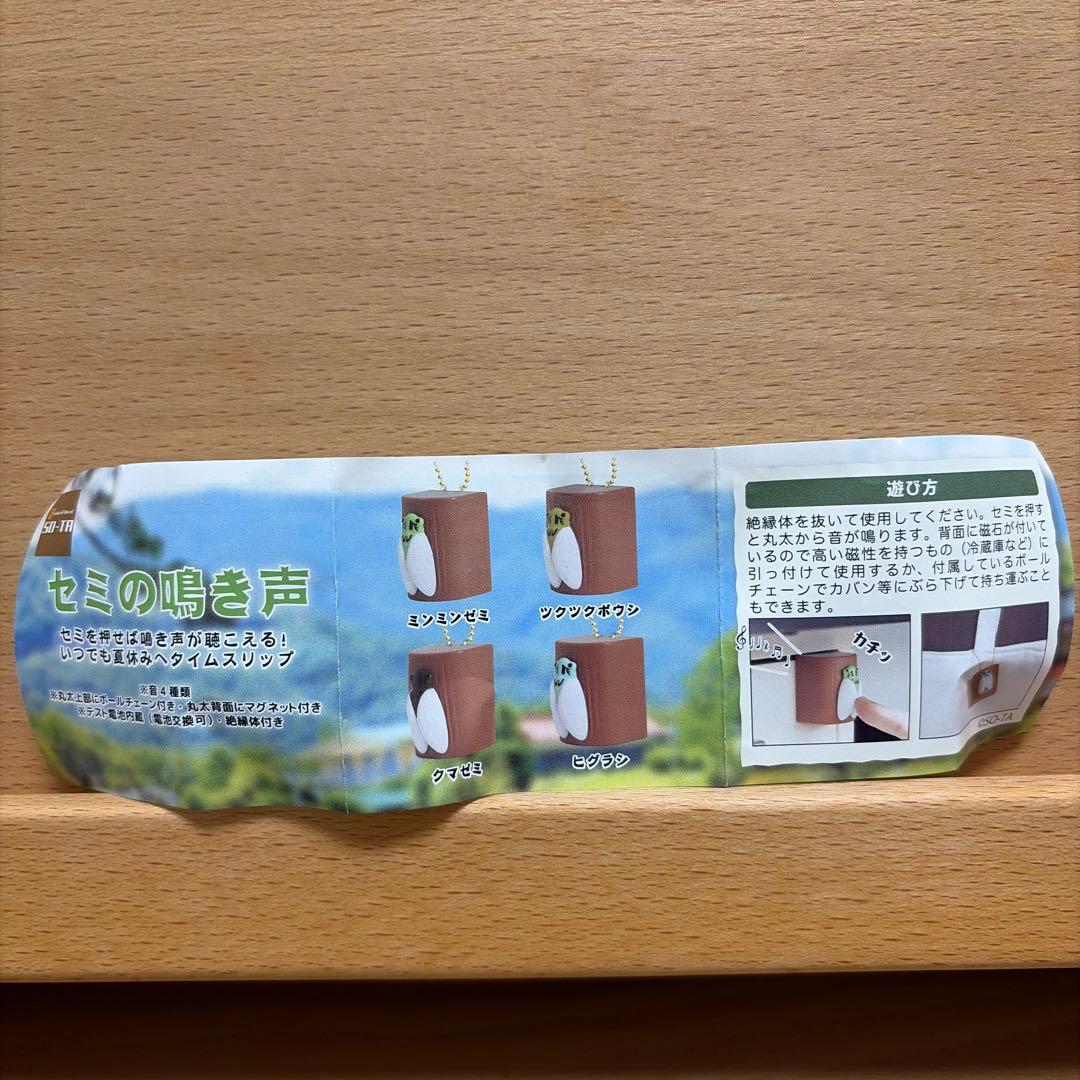 SO-TA セミの鳴き声 カプセルトイ クマゼミ — image 4