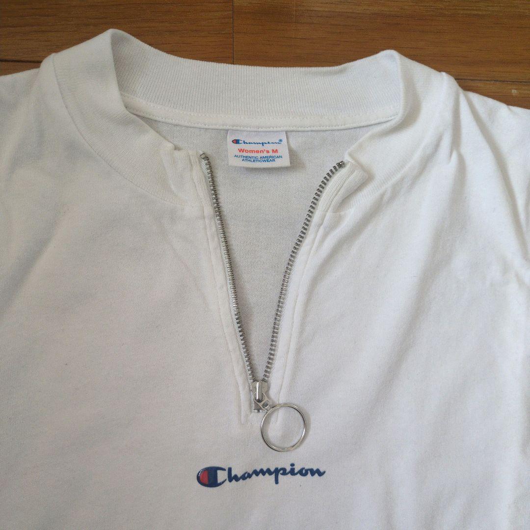 Champion ハーフジップTシャツワンピース チャンピオン — image 4