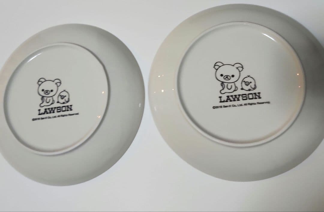【新品】リラックマ　お皿　2枚　ローソン限定　非売品 — image 2