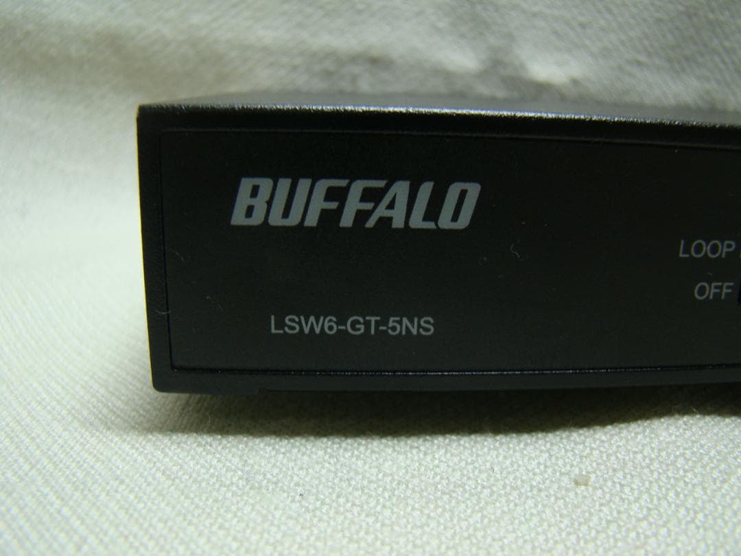 中古本体のみBUFFALO Giga対応 5ポート LSW6-GT-5NS/BK — image 2