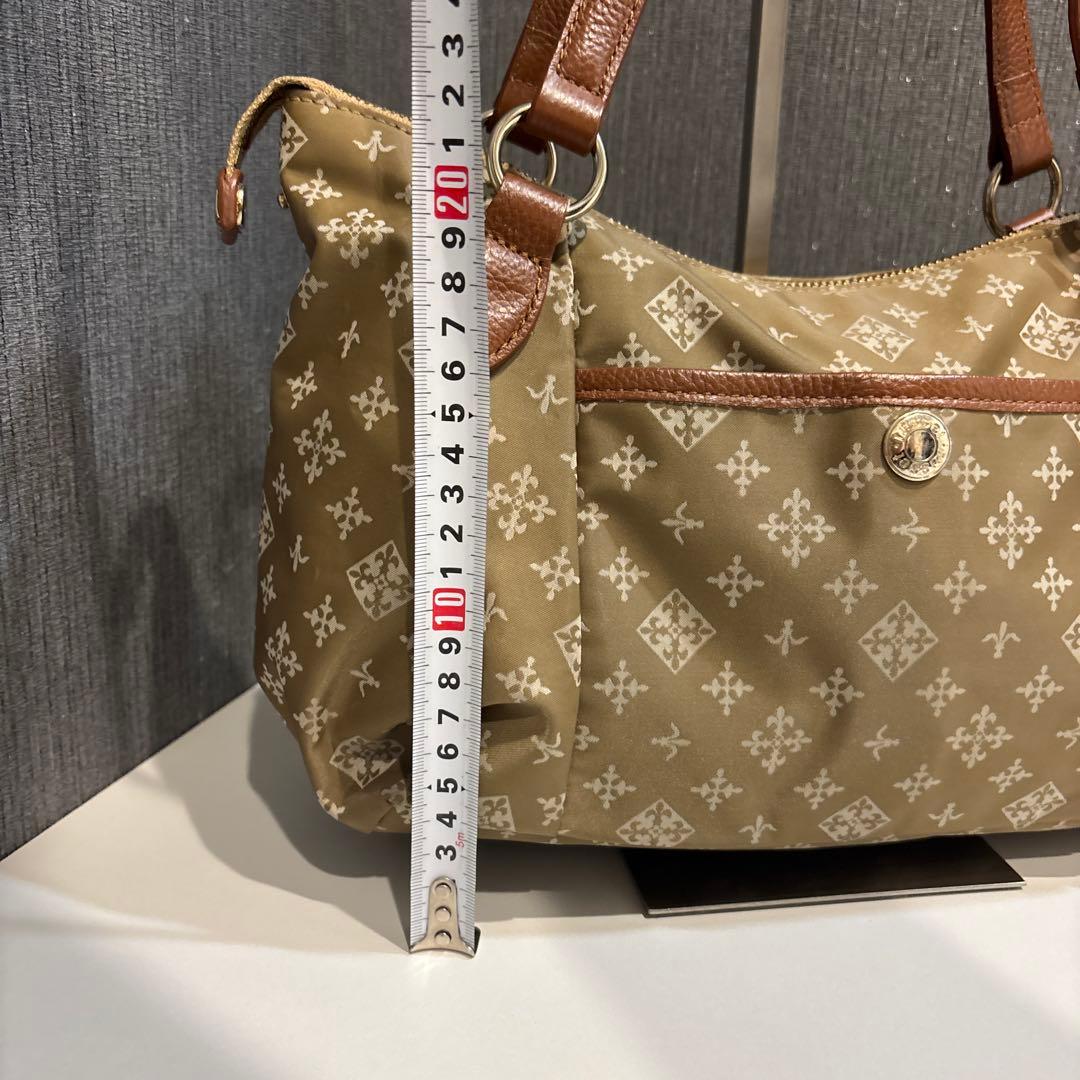 【美品】Russet モノグラム柄 ハンドバッグ ブラウン — image 3