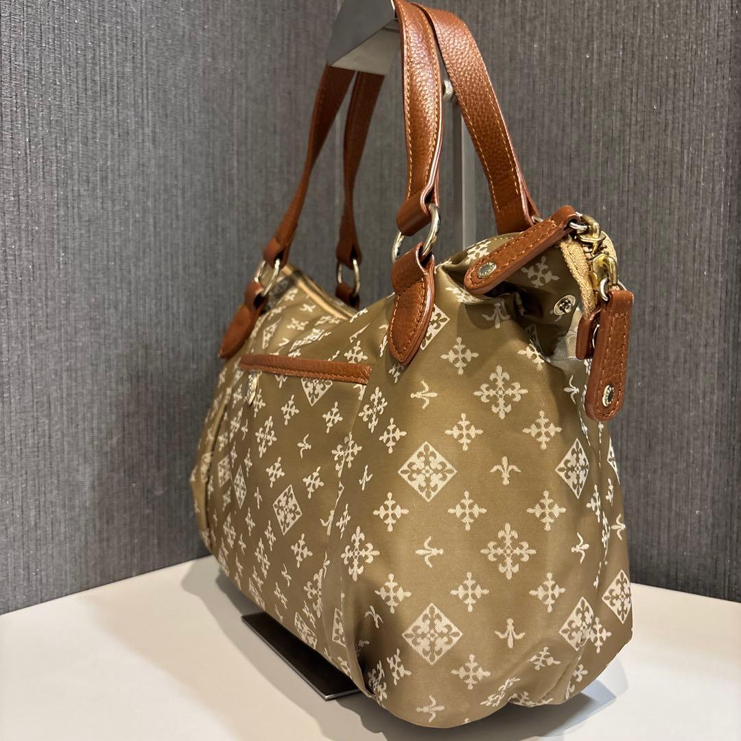 【美品】Russet モノグラム柄 ハンドバッグ ブラウン — image 5