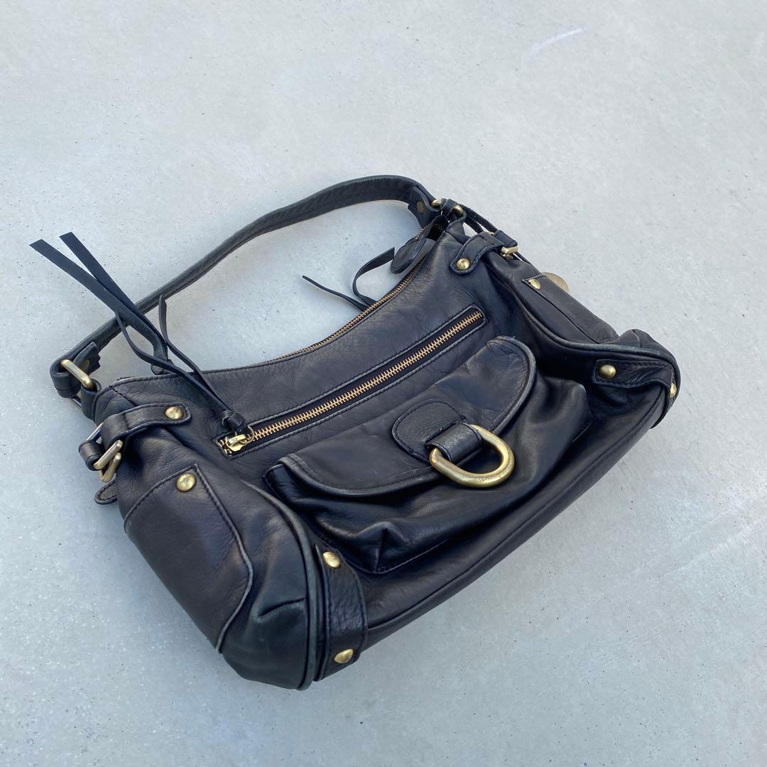 00s leather hand bag grunge y2k — image 2