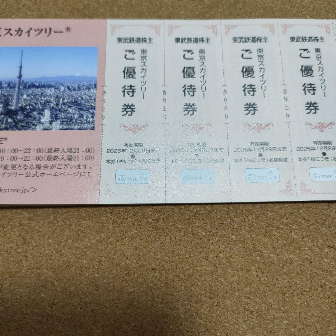東武鉄道 株主ご優待券 — image 3