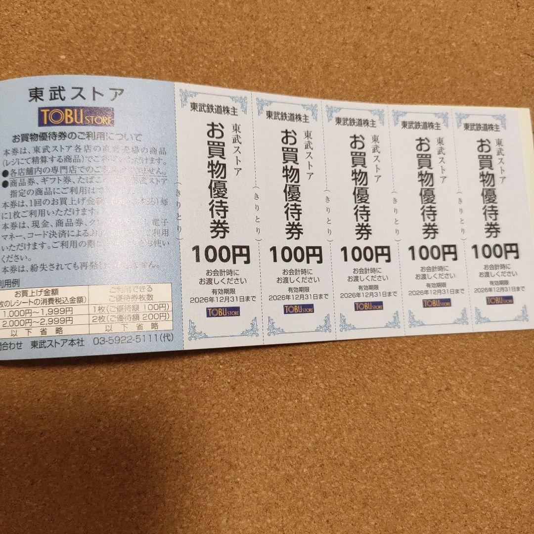 東武鉄道 株主ご優待券 — image 4