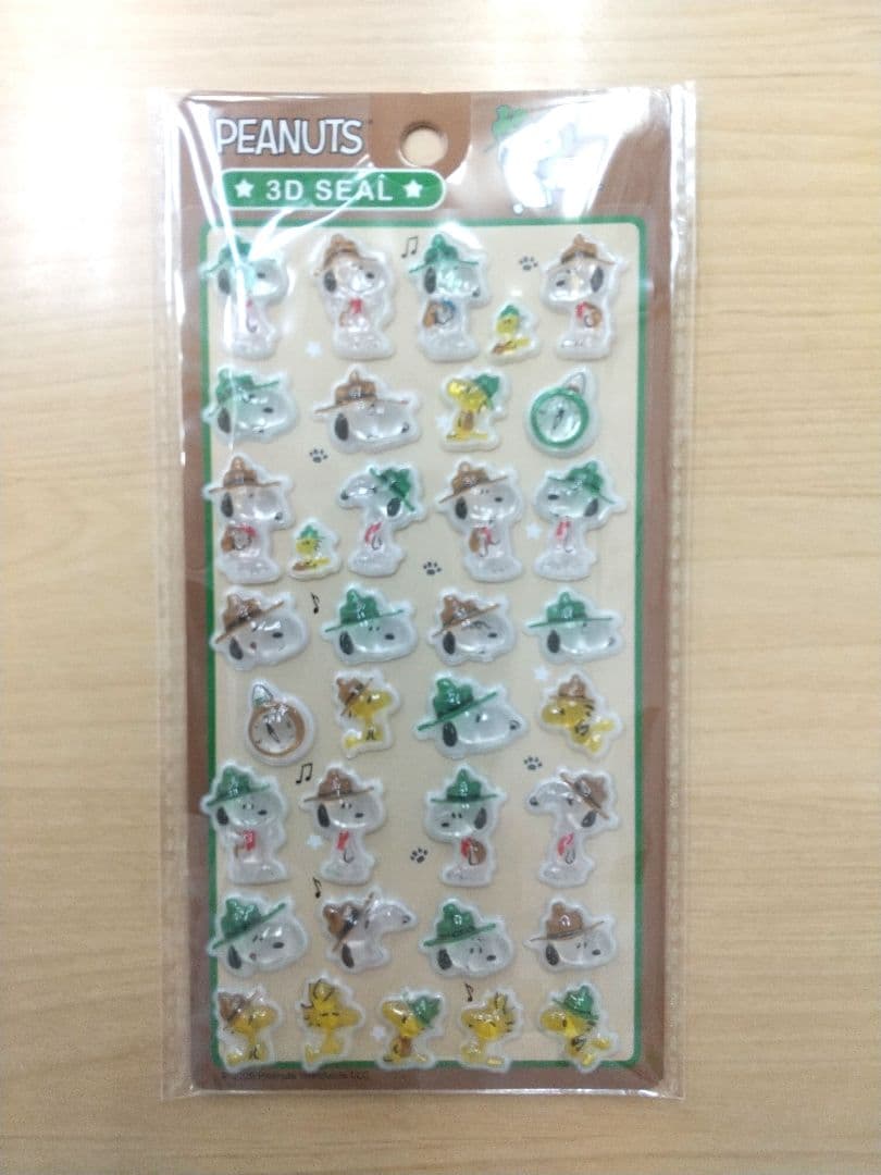PEANUTS 3Dシール 3枚セット スヌーピー — image 3