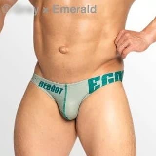 EGDE REBOOT モッコリ　水着 グレー エメラルド　新品　XXＬ — image 3