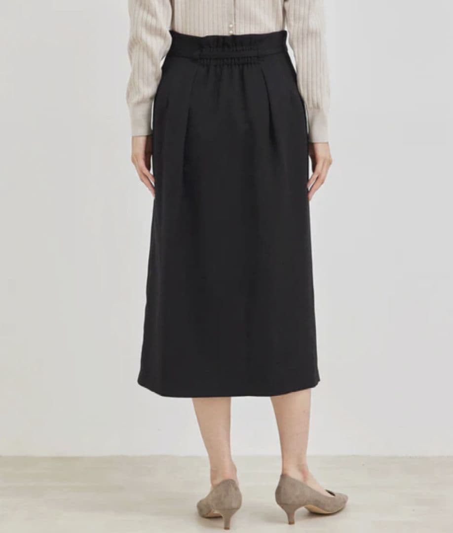 ROPÉ PICNIC ロペピクニック ラップスカート ブラック — image 3
