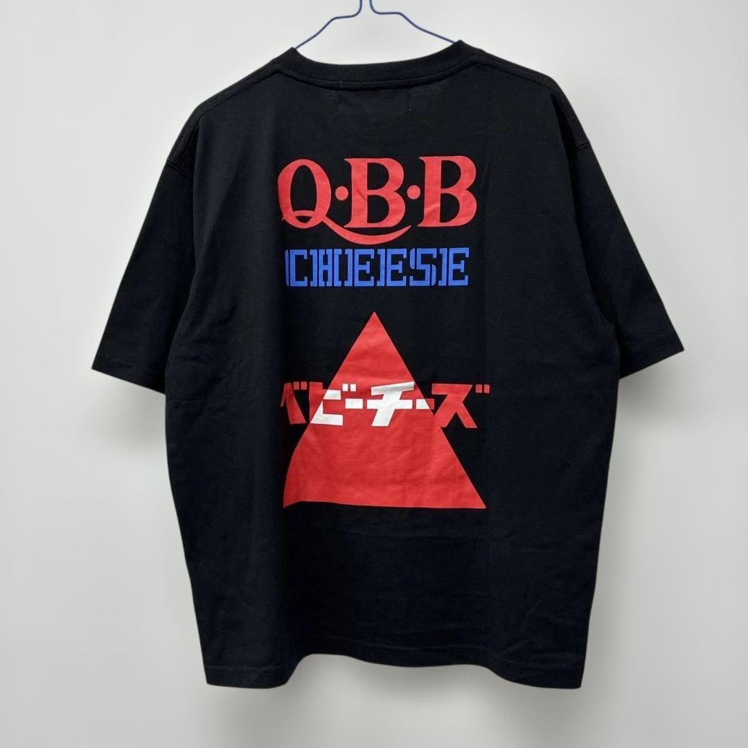 Q.B.B Tシャツ 半袖　ブラック 刺繍ロゴ M ヤ54 — image 4