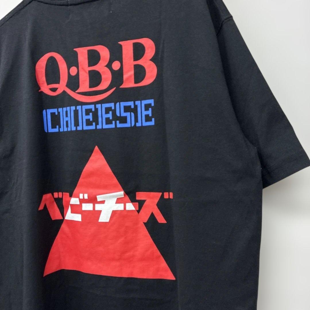 Q.B.B Tシャツ 半袖　ブラック 刺繍ロゴ M ヤ54 — image 5