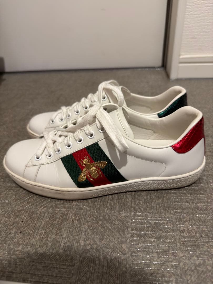 【付属品完備】GUCCI エース ビー（ハチ）スニーカー 5.5 / 24.5 — image 3