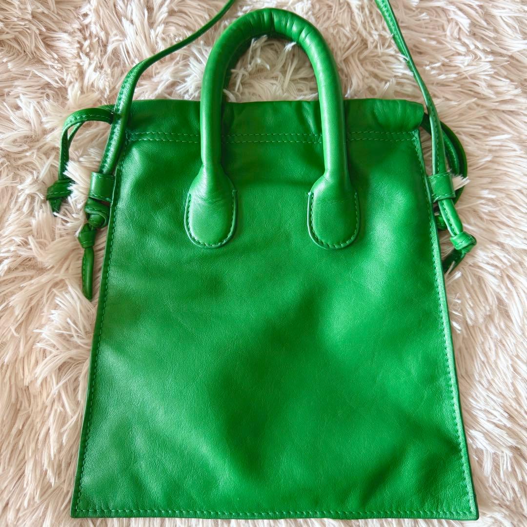 Firsthand |ファーストハンド 本革 レザー 巾着ポシェット 防水レザー — image 3