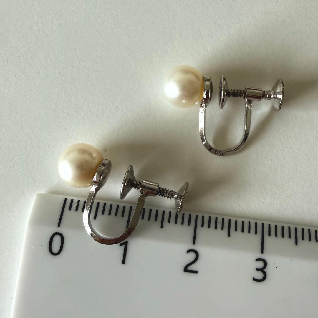 アコヤパール イヤリング SILVER刻印 ネジ式 — image 4