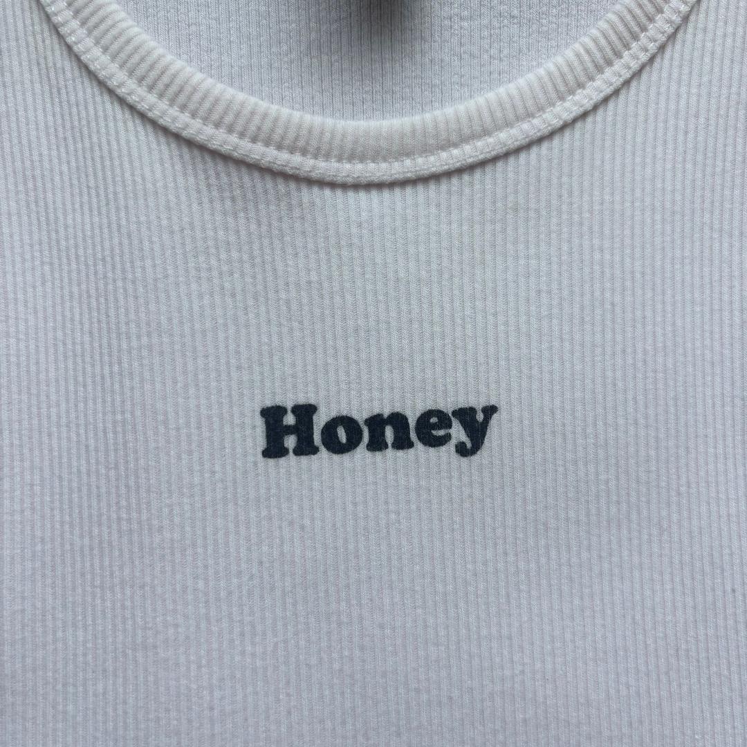 【美品・春夏◎】FOREVER 21 Honeyロゴ入り リブタンクトップ — image 4