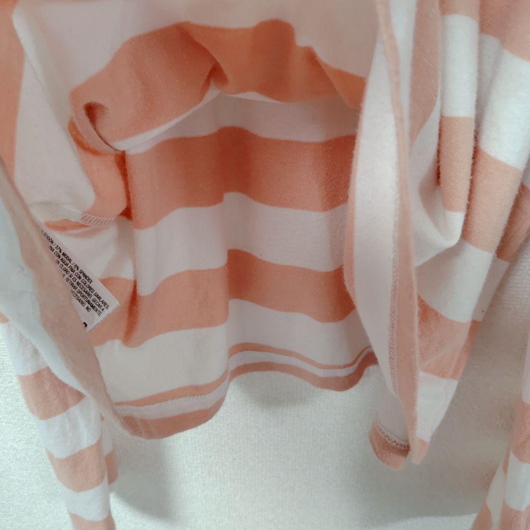 ａｎｅｗｄａｙ ボーダー 長袖 カットソー 桃色 コットン混 普段着 — image 3