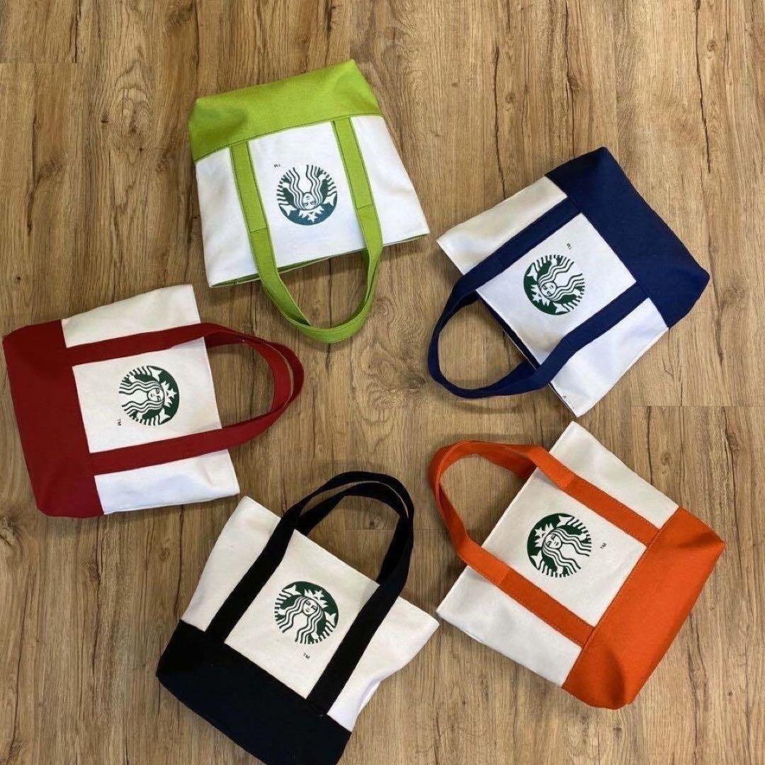 海外限定スターバックス　ハンドバッグエコバッグランチバッグ　ブラック — image 2